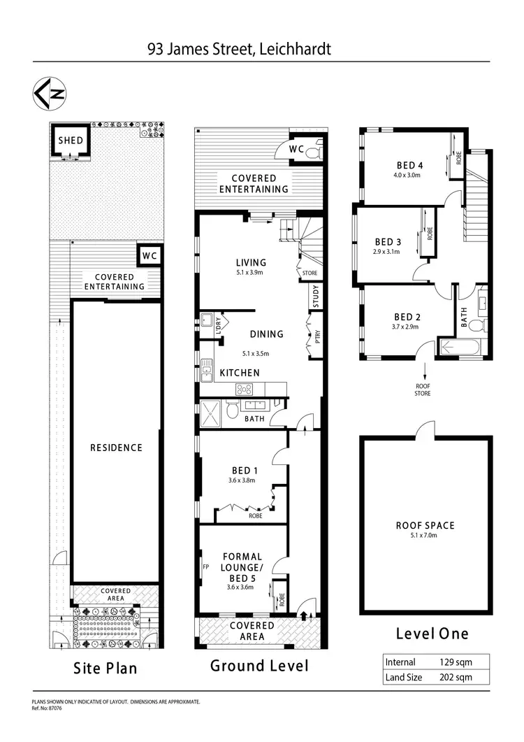 Floorplan of Homely house listing, 93 James Street, Leichhardt NSW 2040