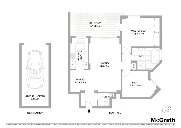 Floorplan of Homely apartment listing, 129/2 Artarmon Road, Willoughby NSW 2068