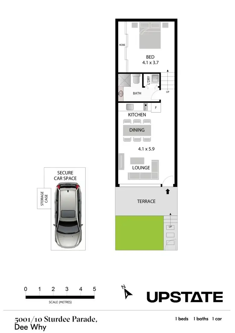 Floorplan of Homely apartment listing, 5001/10 Sturdee Parade, Dee Why NSW 2099