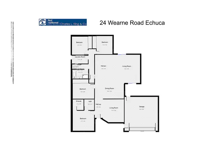 Floorplan of Homely house listing, 24 Wearne Road, Echuca VIC 3564