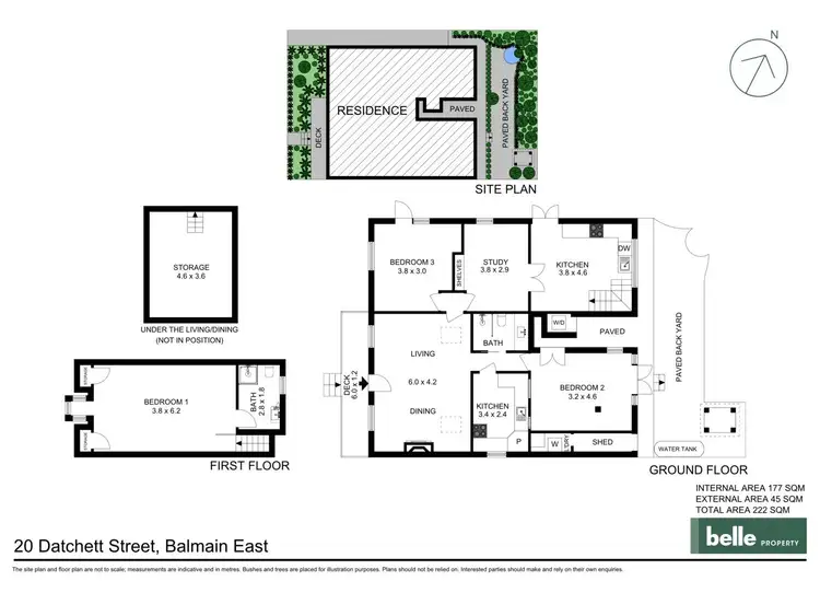 Floorplan of Homely house listing, 20 Datchett Street, Balmain East NSW 2041