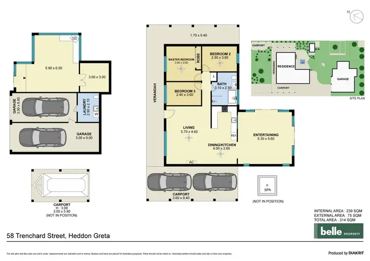 Floorplan of Homely house listing, 58 Trenchard Street, Heddon Greta NSW 2321