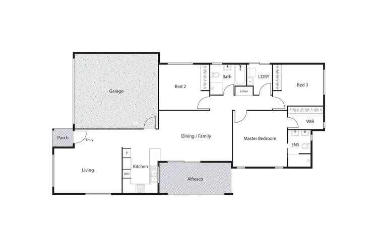 Floorplan of Homely house listing, 13 Kavangal Circuit, Ngunnawal ACT 2913