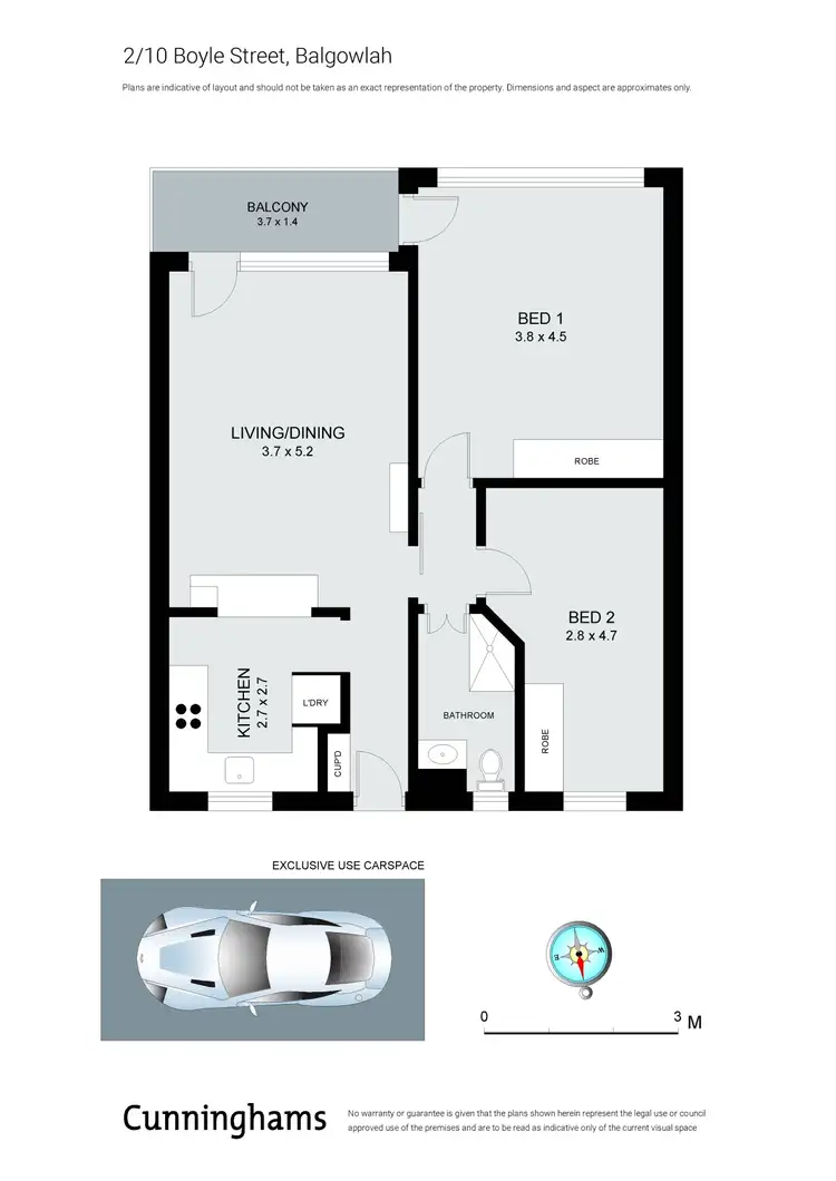 Floorplan of Homely apartment listing, 2/10 Boyle Street, Balgowlah NSW 2093