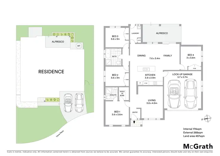 Floorplan of Homely house listing, 4 Yarra Place, Wadalba NSW 2259