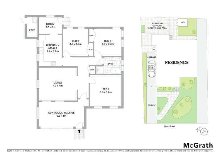 Floorplan of Homely house listing, 85 Baker Street, Carlingford NSW 2118