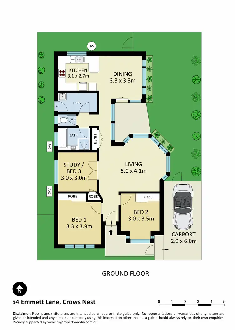 Floorplan of Homely house listing, 54 Emmett Lane, Crows Nest NSW 2065