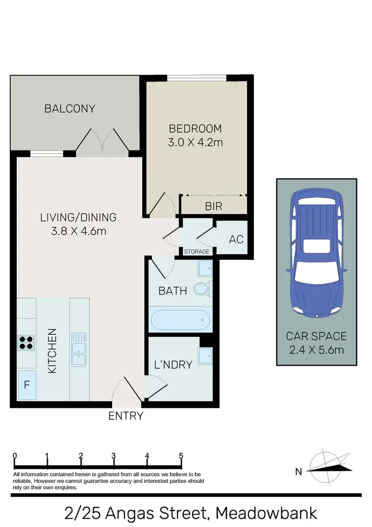 Floorplan of Homely apartment listing, 2/25 Angas Street, Meadowbank NSW 2114
