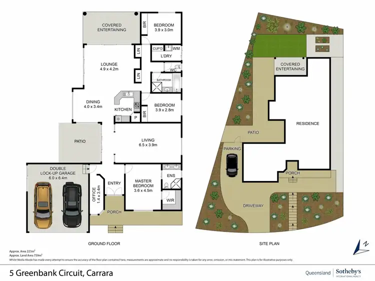 Floorplan of Homely house listing, 5 Greenbank Circuit, Carrara QLD 4211