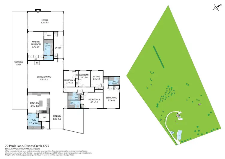 Floorplan of Homely rural property listing, 79 Pauls Lane, Dixons Creek VIC 3775