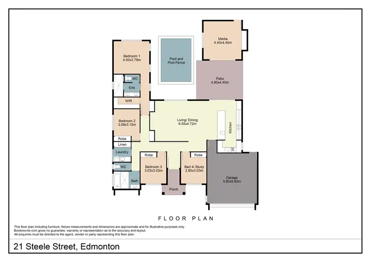 Floorplan of Homely house listing, 21 Steele Street, Edmonton QLD 4869
