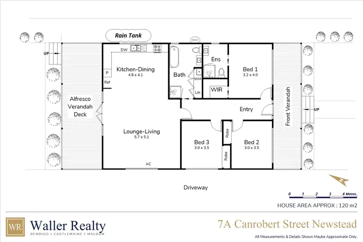 Floorplan of Homely house listing, 7a Canrobert Street, Newstead VIC 3462