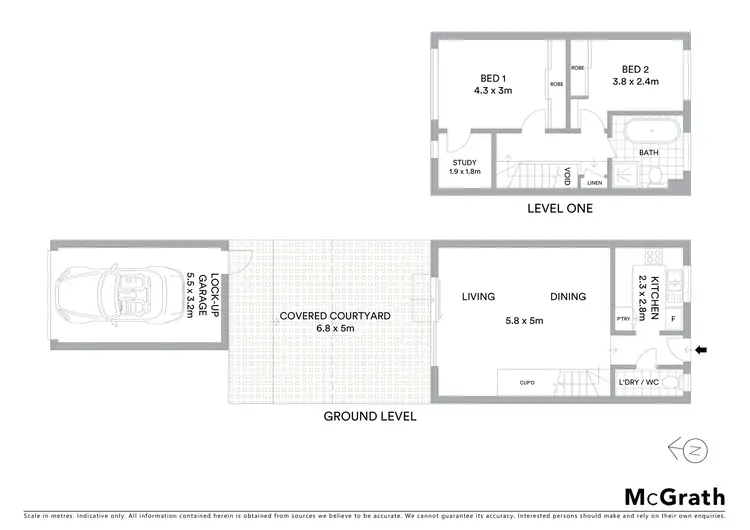 Floorplan of Homely townhouse listing, 32/17 Busaco Road, Marsfield NSW 2122