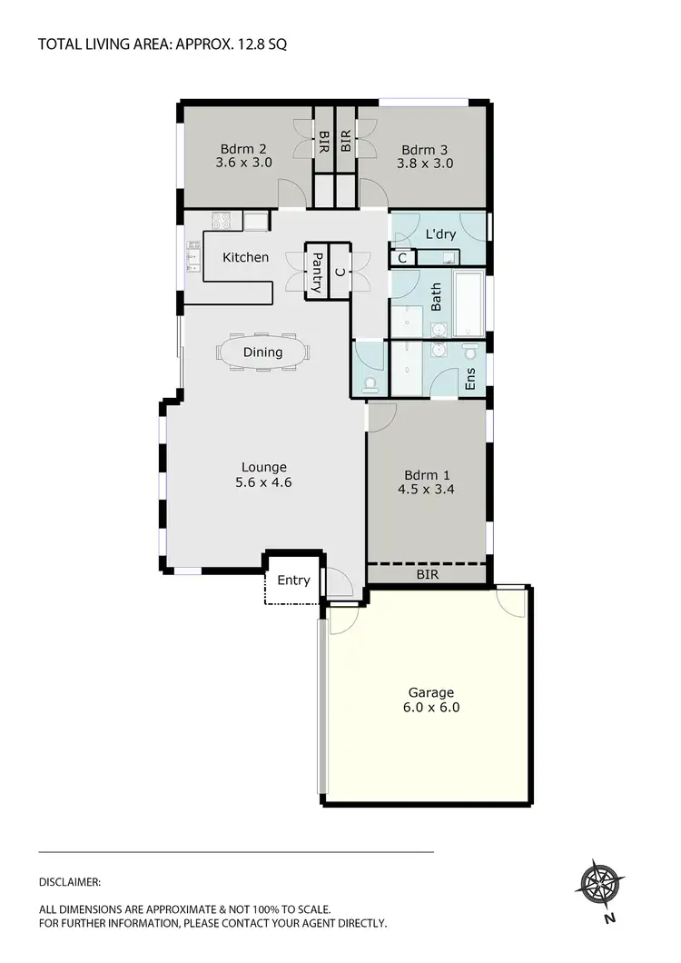 Floorplan of Homely townhouse listing, 21A Ningana Street, Alfredton VIC 3350