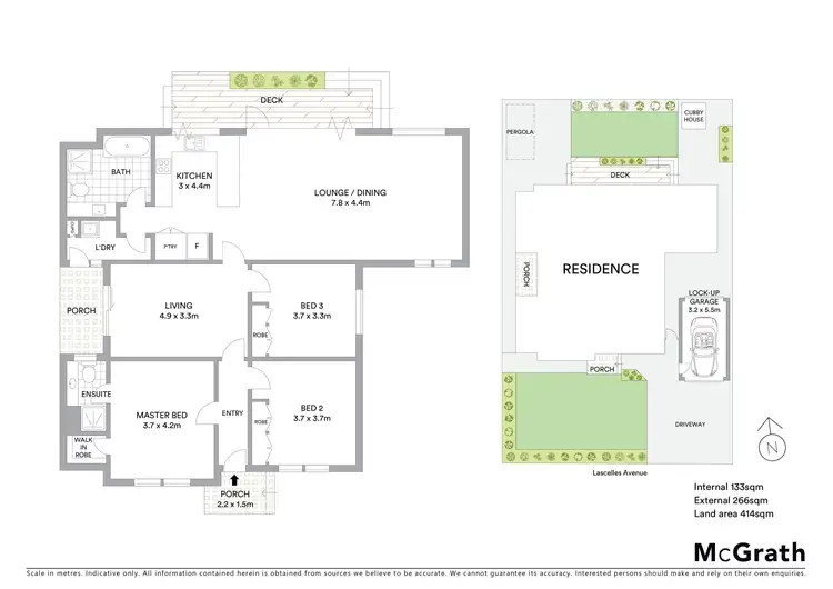 Floorplan of Homely house listing, 8 Lascelles Avenue, Manifold Heights VIC 3218