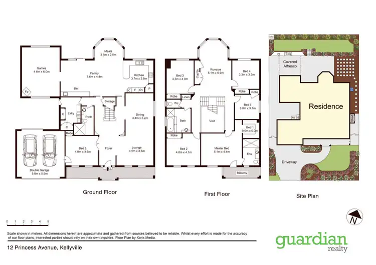 Floorplan of Homely house listing, 12 Princess Avenue, Kellyville NSW 2155