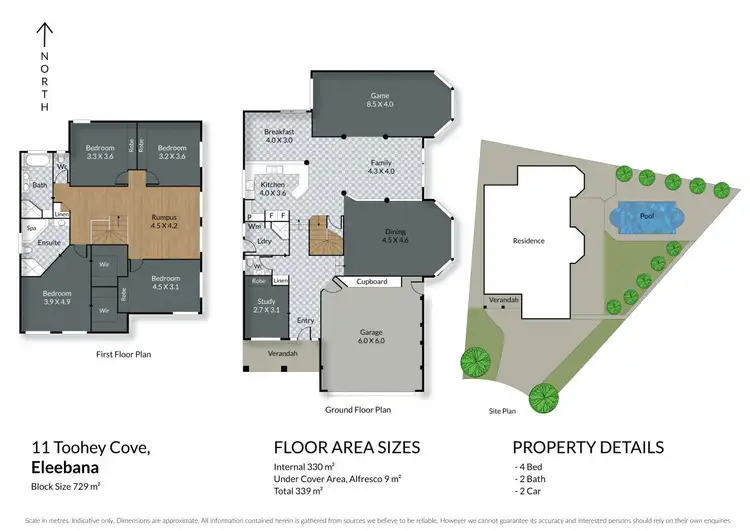 Floorplan of Homely house listing, 11 Toohey Cove, Eleebana NSW 2282