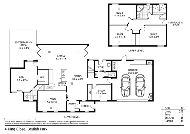 Floorplan of Homely house listing, 4 King Close, Beulah Park SA 5067