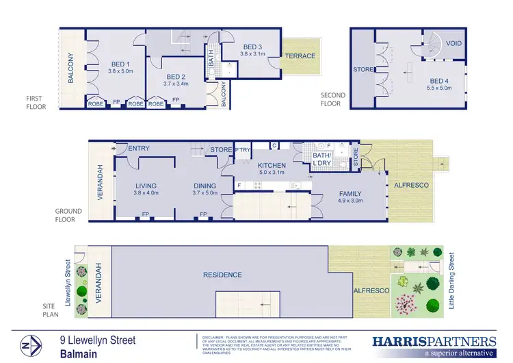 Floorplan of Homely house listing, 9 Llewellyn Street, Balmain NSW 2041