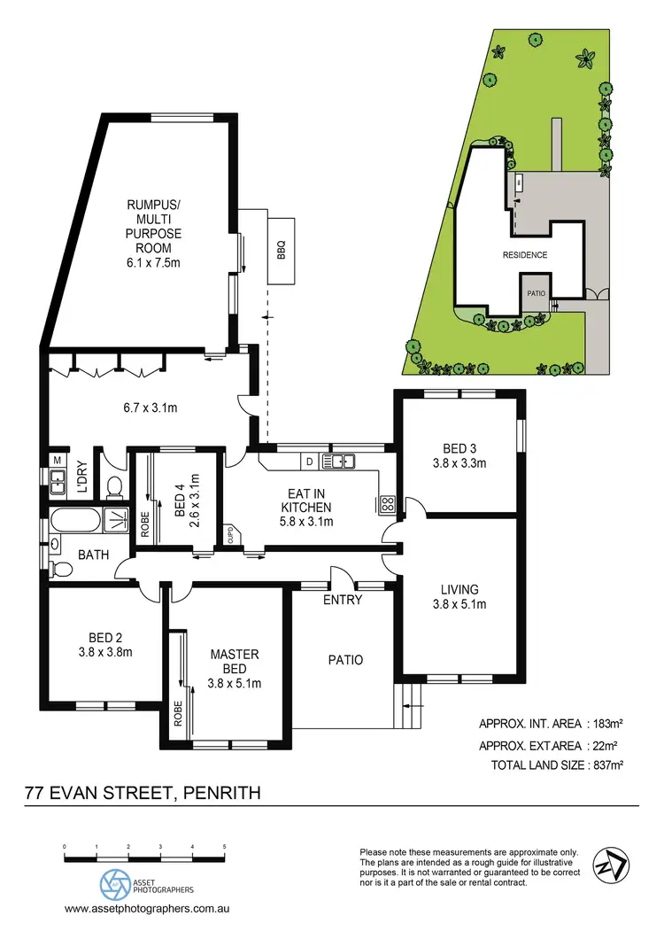 Floorplan of Homely house listing, 77 Evan Street, Penrith NSW 2750