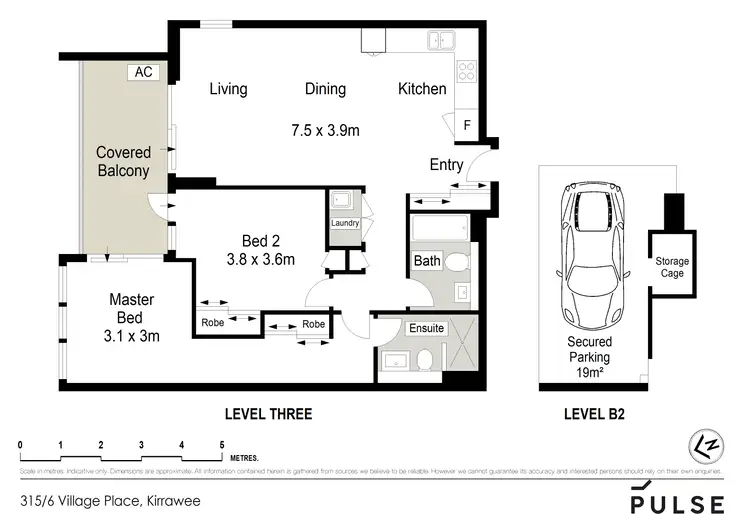 Floorplan of Homely apartment listing, 315/6 Village Place, Kirrawee NSW 2232