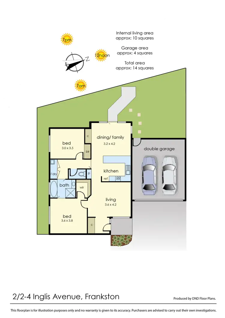 Floorplan of Homely unit listing, 2/2 Inglis Avenue, Frankston VIC 3199
