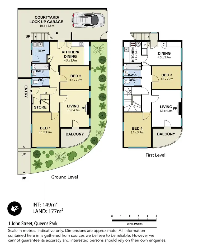 Floorplan of Homely house listing, 1 John Street, Queens Park NSW 2022