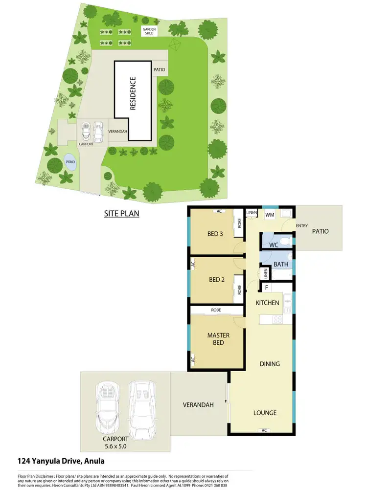 Floorplan of Homely house listing, 124 Yanyula Drive, Anula NT 812