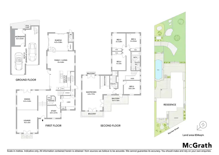 Floorplan of Homely house listing, 6 Bayview Street, Tennyson Point NSW 2111