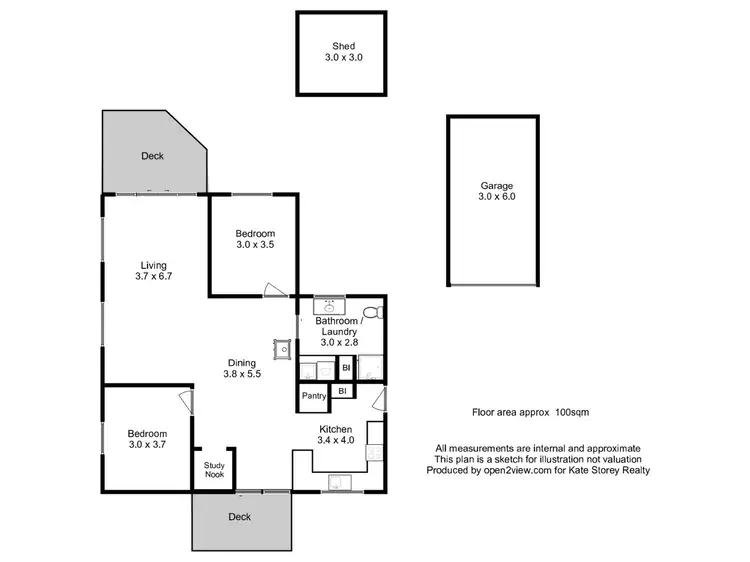 Floorplan of Homely house listing, 3 Ridge Road, Dodges Ferry TAS 7173