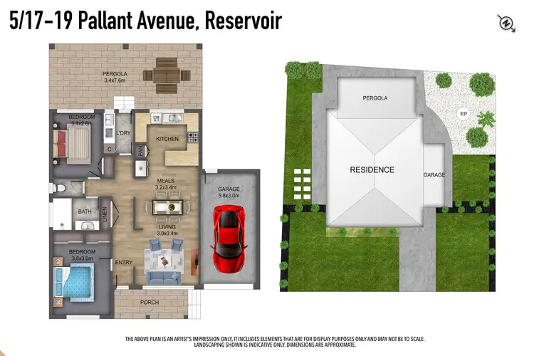 Floorplan of Homely house listing, 5/17-19 Pallant Avenue, Reservoir VIC 3073