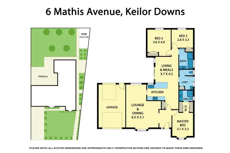 Floorplan of Homely house listing, 6 Mathis Avenue, Keilor Downs VIC 3038