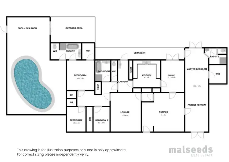 Floorplan of Homely house listing, 20165 Riddoch Highway, Mil Lel SA 5291