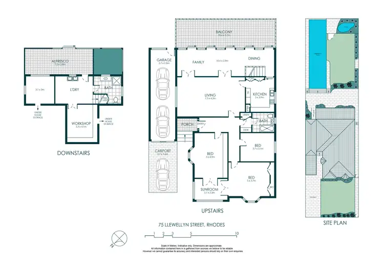 Floorplan of Homely house listing, 75 Llewellyn Street, Rhodes NSW 2138