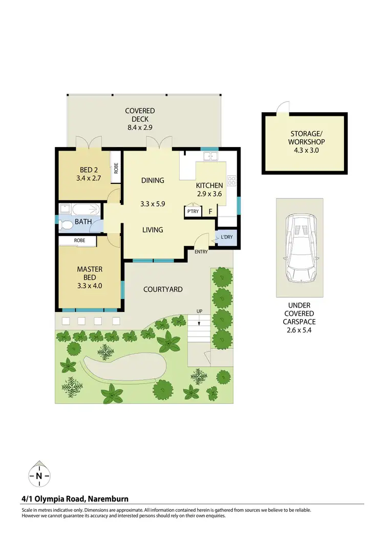 Floorplan of Homely apartment listing, 4/1 Olympia Road, Naremburn NSW 2065