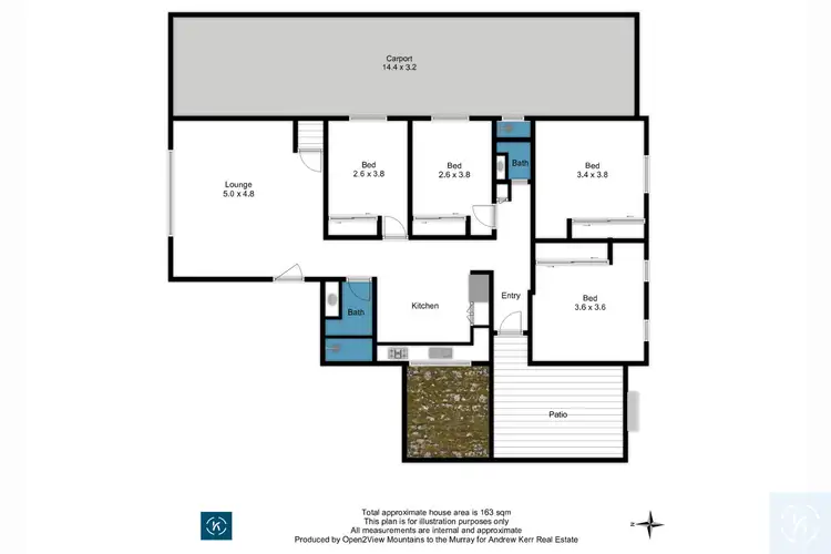 Floorplan of Homely house listing, 16 Wadeson Street, Cobram VIC 3644