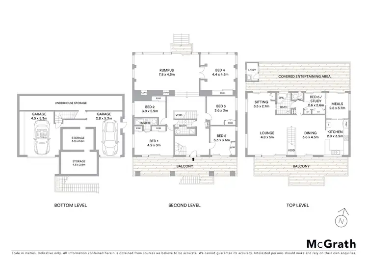 Floorplan of Homely house listing, 6 Beryl Boulevard, Pearl Beach NSW 2256