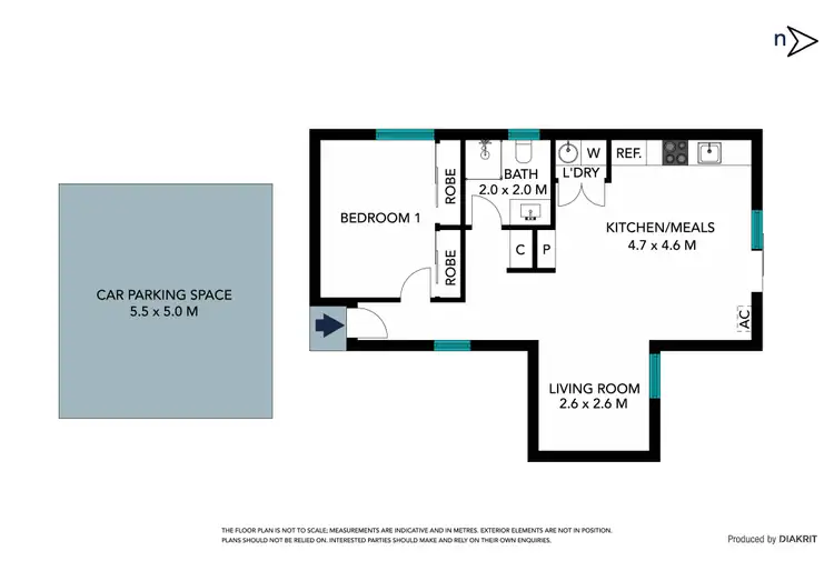 Floorplan of Homely unit listing, 28/12 Kirkland Court, Epping VIC 3076