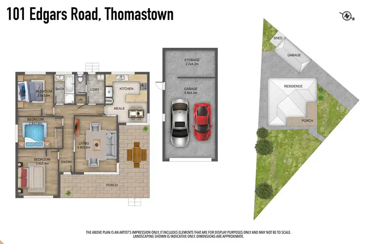 Floorplan of Homely house listing, 101 Edgars Road, Thomastown VIC 3074