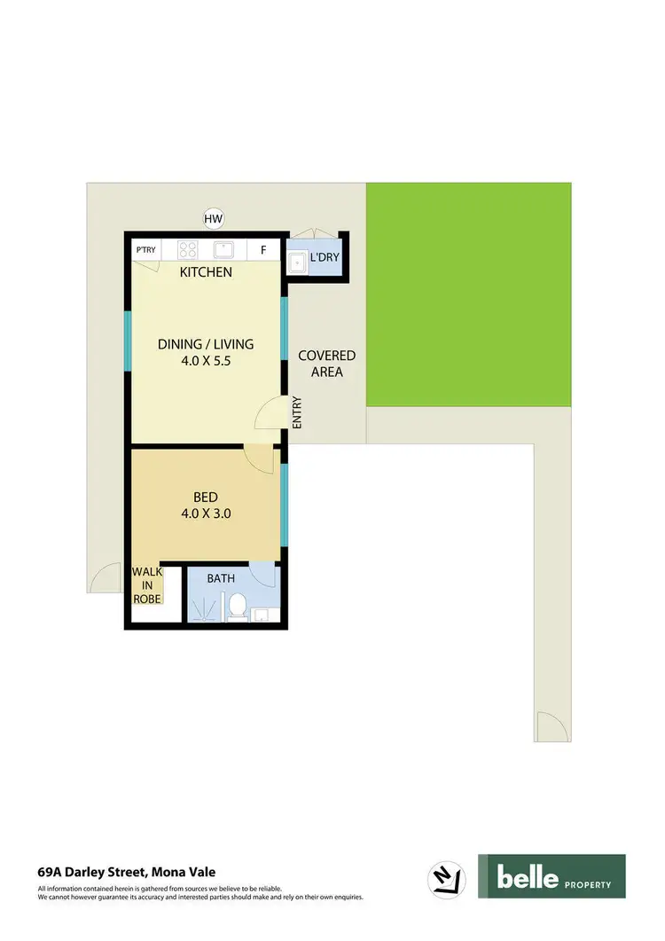 Floorplan of Homely unit listing, 69a Darley Street, Mona Vale NSW 2103