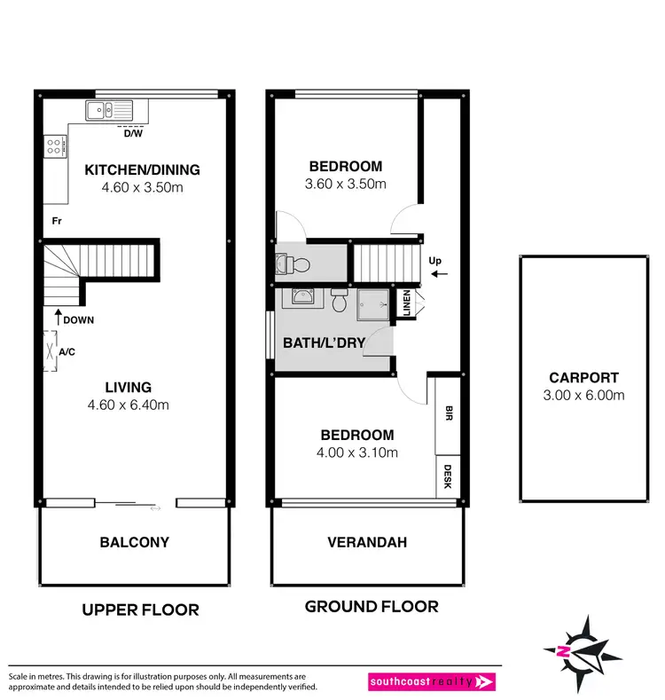Floorplan of Homely unit listing, 4/4 Hutton Street, Port Elliot SA 5212