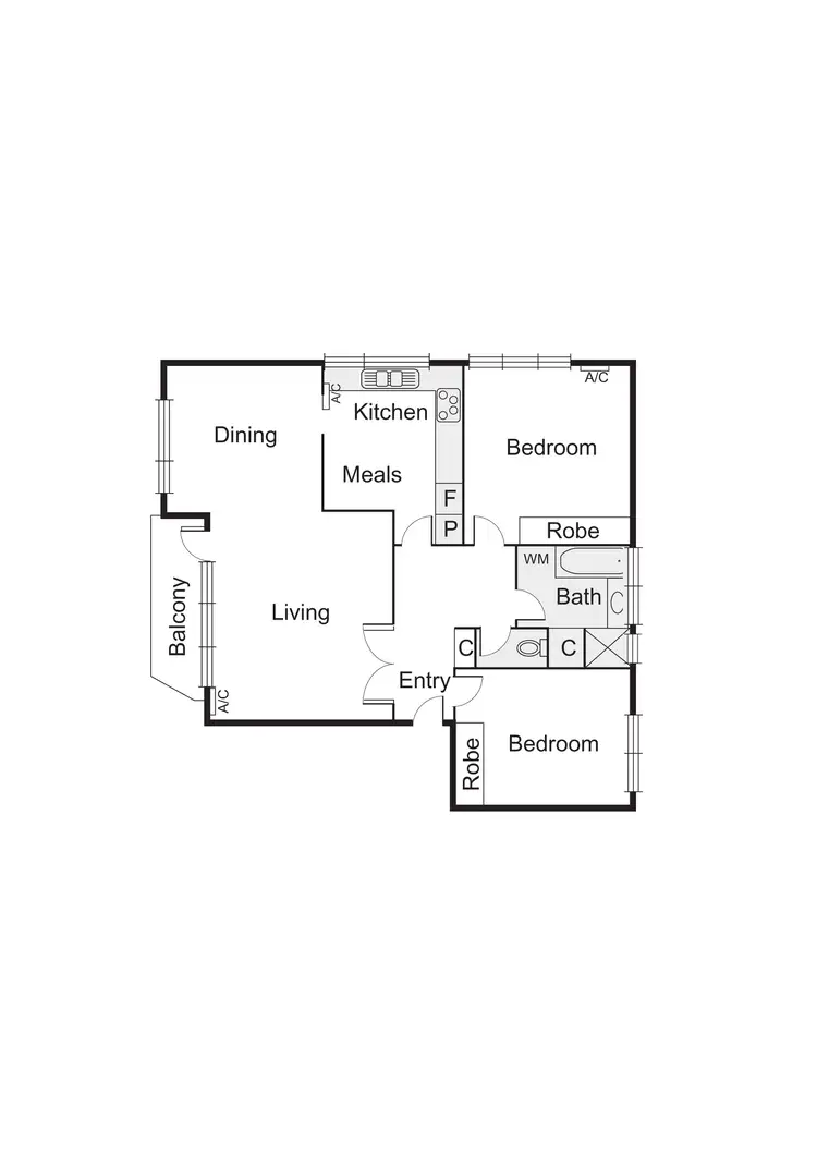 Floorplan of Homely apartment listing, 7/12 Southey Street, Elwood VIC 3184