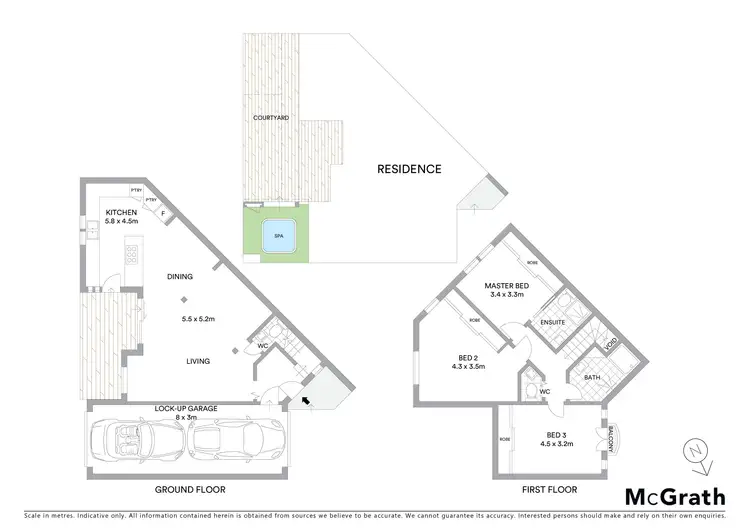 Floorplan of Homely townhouse listing, 7/19 Meriel Street, Sans Souci NSW 2219