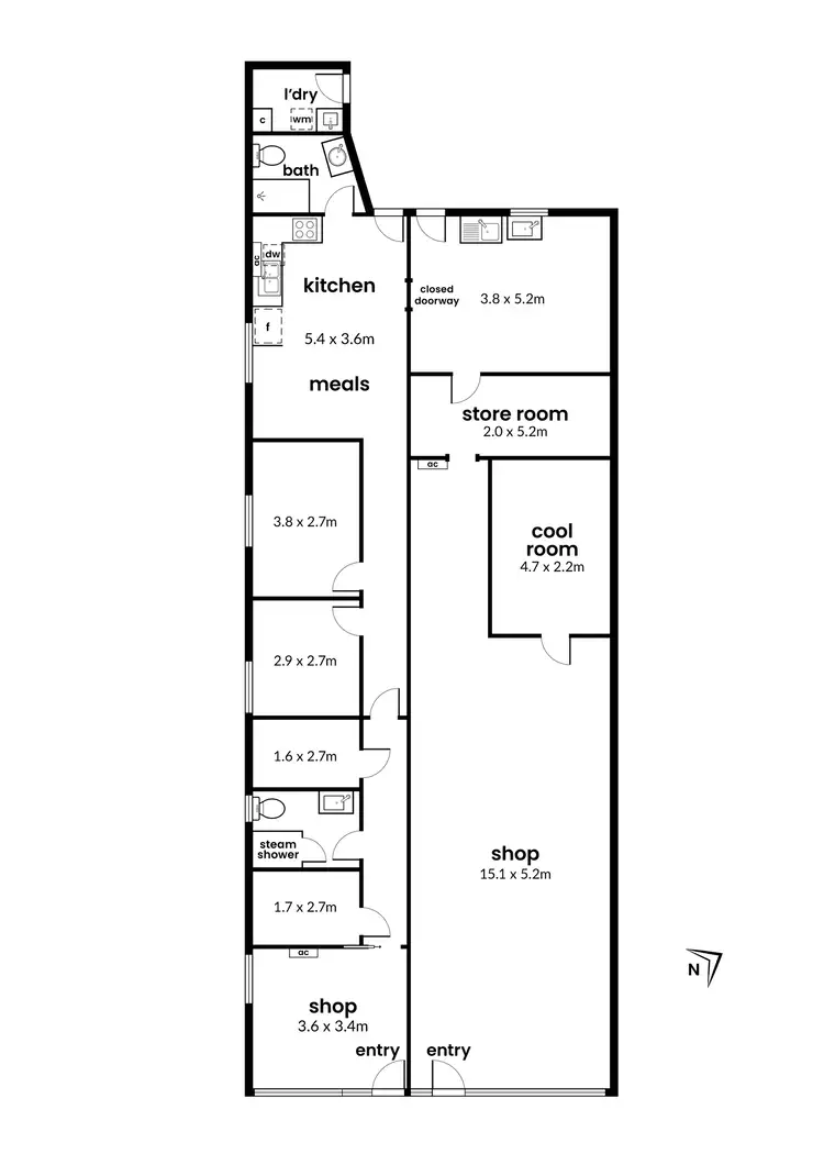 Floorplan of Homely house listing, 44-46 Thompson Street, Williamstown VIC 3016
