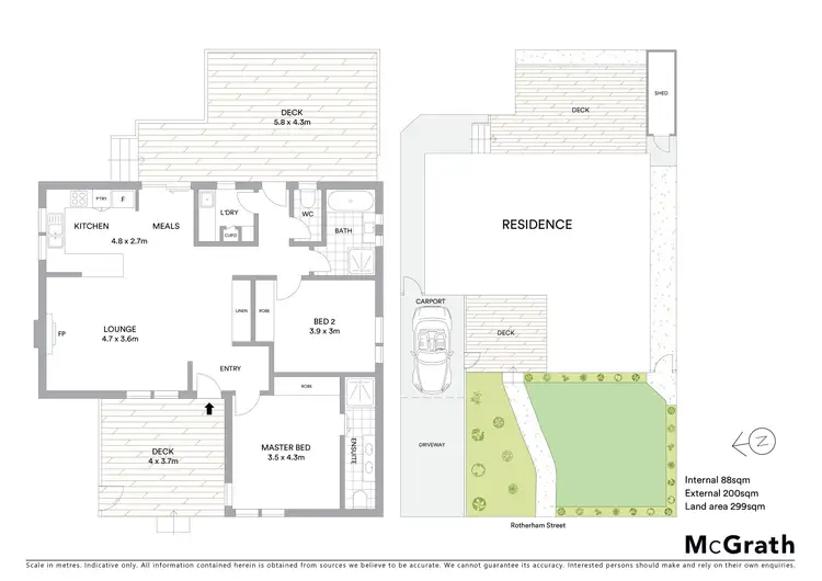 Floorplan of Homely townhouse listing, 23B Rotherham Street, Belmont VIC 3216