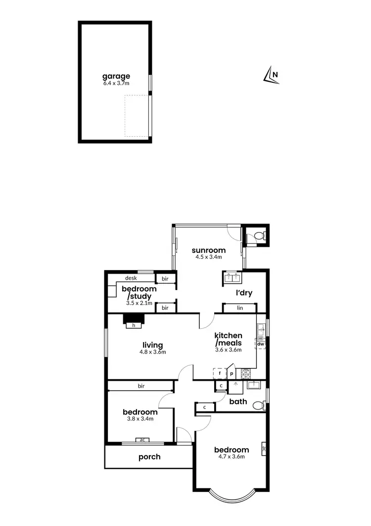 Floorplan of Homely house listing, 32 Jack Street, Newport VIC 3015