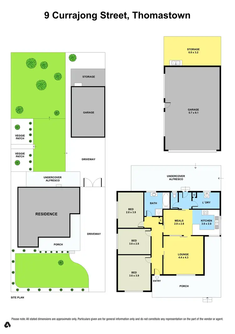 Floorplan of Homely house listing, 9 Currajong Street, Thomastown VIC 3074