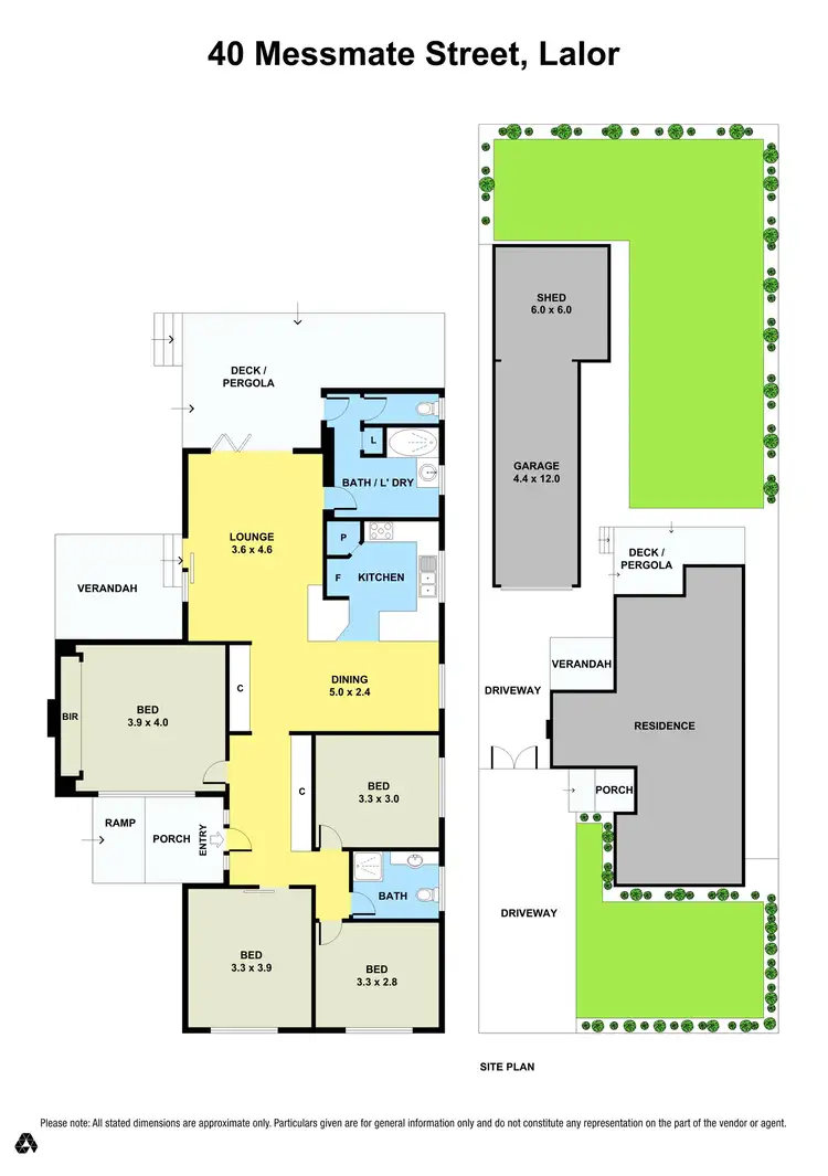 Floorplan of Homely house listing, 40 Messmate Street, Lalor VIC 3075