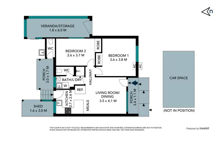 Floorplan of Homely unit listing, 4/162 Station Street, Thomastown VIC 3074
