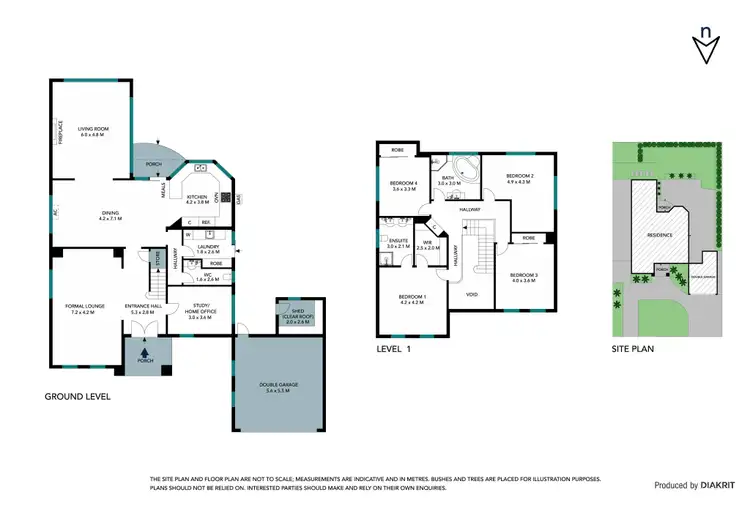 Floorplan of Homely house listing, 5 Parkhill Crescent, Mill Park VIC 3082